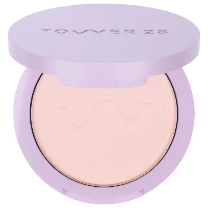 Tower 28 Beauty  GetSet® Blur + Set Talc-Free 12H Pressed Setting Powder : palisades pink