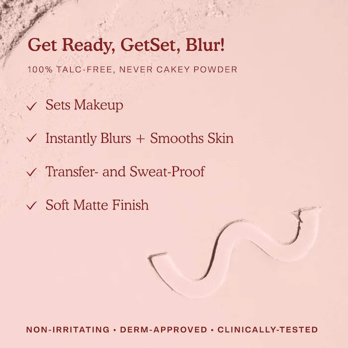 Tower 28 Beauty  GetSet® Blur + Set Talc-Free 12H Pressed Setting Powder : palisades pink