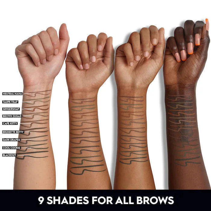 Urban Decay 
Brow Blade 2-in-1 Eyebrow Pen + Waterproof Pencil : Blackout