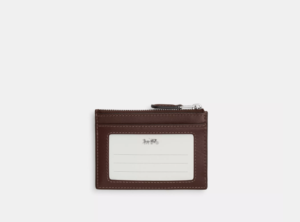 COACH - étui Pour Pièce D’identité Mini Skinny En Jacquard Exclusif - Carte Blanche