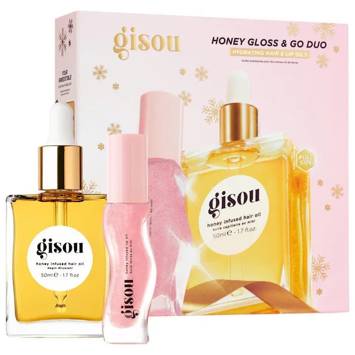 Gisou Ensemble - avantage duo Honey Gloss & Go Gift Set - Carte Blanche