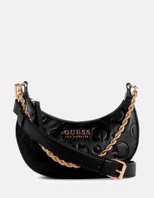 GUESS Palmillas Logo Crescent Crossbody - Carte Blanche