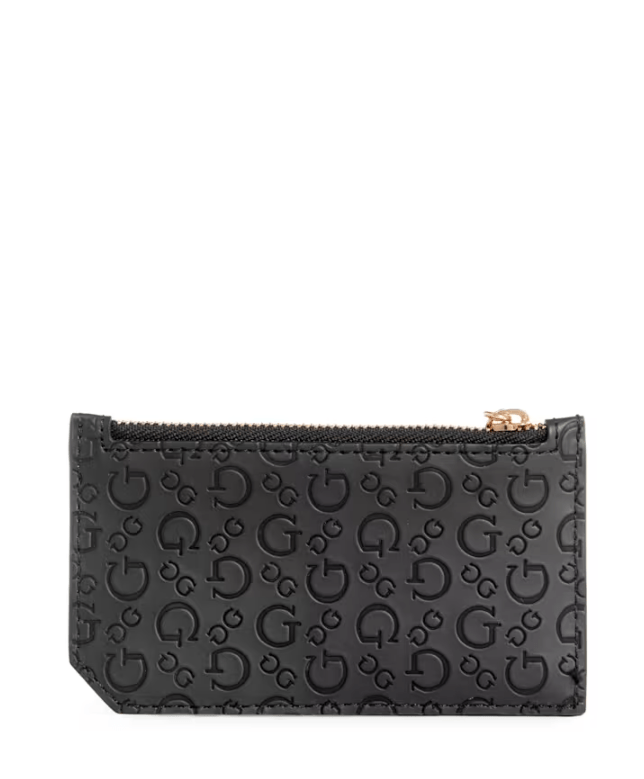 GUESS - Porte - cartes à logo en creux Bowie - Carte Blanche