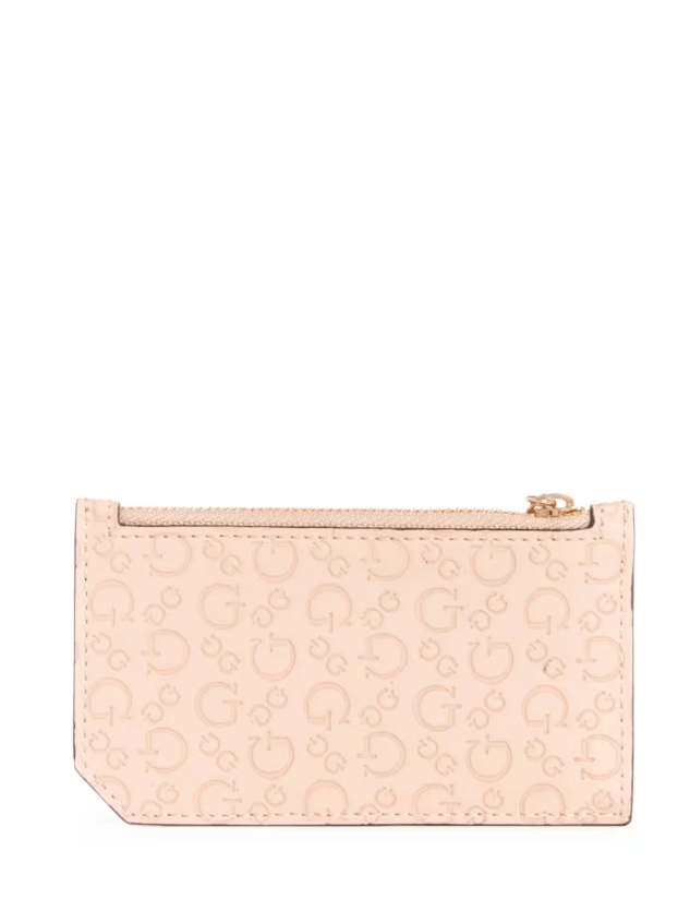 GUESS - Porte - cartes à logo en creux Bowie - Carte Blanche