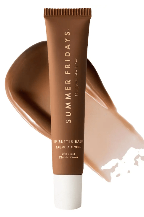 Summer Fridays Beurre pour les lèvres pour hydratation et brillance - Hot Cocoa - Carte Blanche