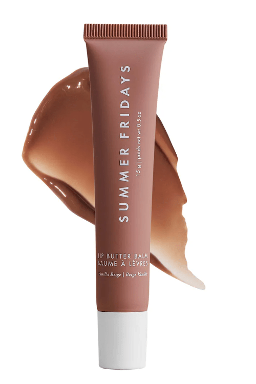 Summer Fridays Beurre pour les lèvres pour hydratation et brillance - Vanilla Beige - Carte Blanche