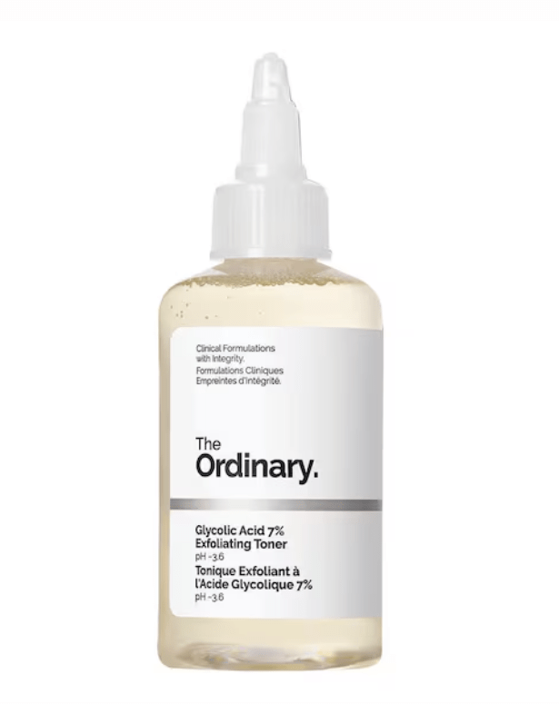 THE ORDINARY Tonique Exfoliant à l'Acide Glycolique 7% - Lotion Exfoliante 100ML - Carte Blanche