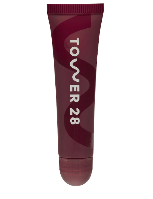 Tower 28 Beauty Baume de soin teinté hydratant pour les lèvres LipSoftie - UBE VANILLA - Carte Blanche